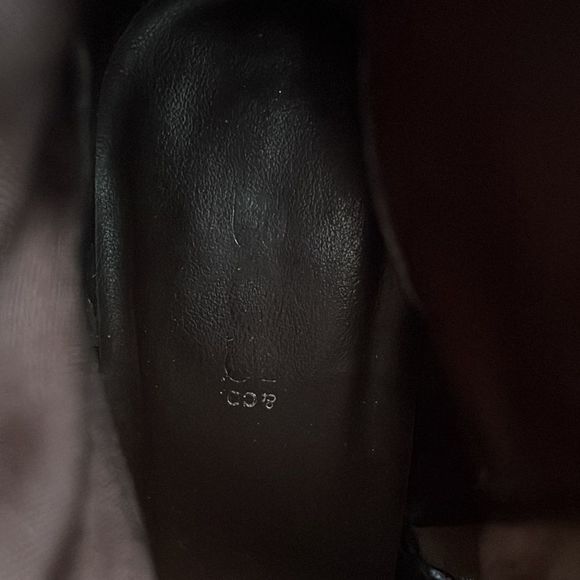 Bos. & Co. | Burgundy leather ankle boot heels - Picture 7 of 10